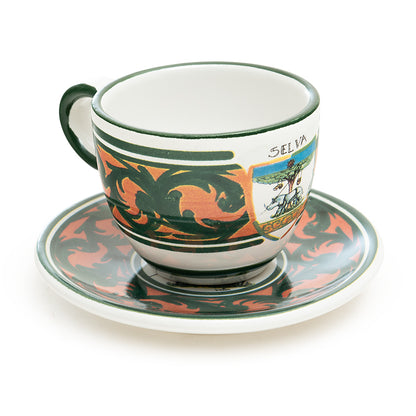 Contrade Rhino Dinnerware From Siena, Contrade, ceramics, pottery, italian design, majolica, handmade, handcrafted, handpainted, home decor, kitchen art, home goods, deruta, majolica, Artisan, treasures, traditional art, modern art, gift ideas, style, SF, shop small business, artists, shop online, landmark store, legacy, one of a kind, limited edition, gift guide, gift shop, retail shop, decorations, shopping, italy, home staging, home decorating, home interiors